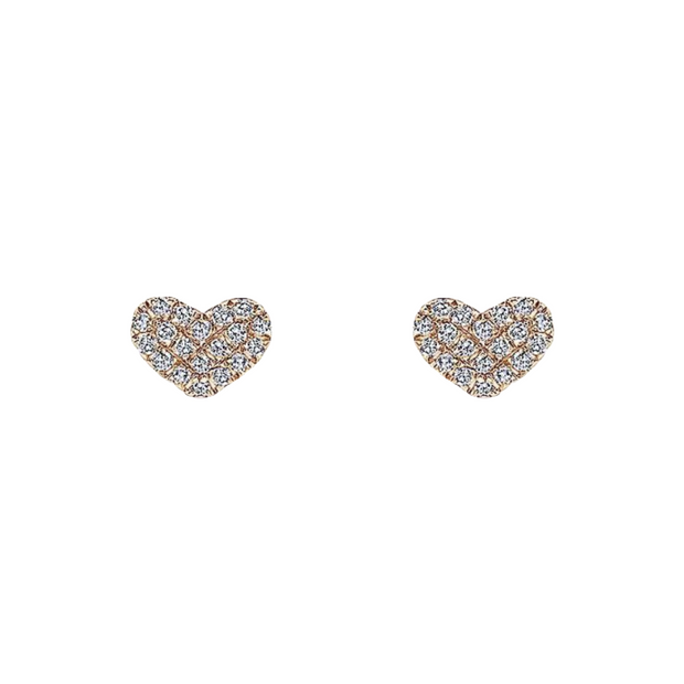 The LOVIE Heart Stud Earrings