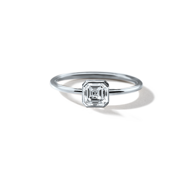 The Linda Bezel Set Diamond Ring