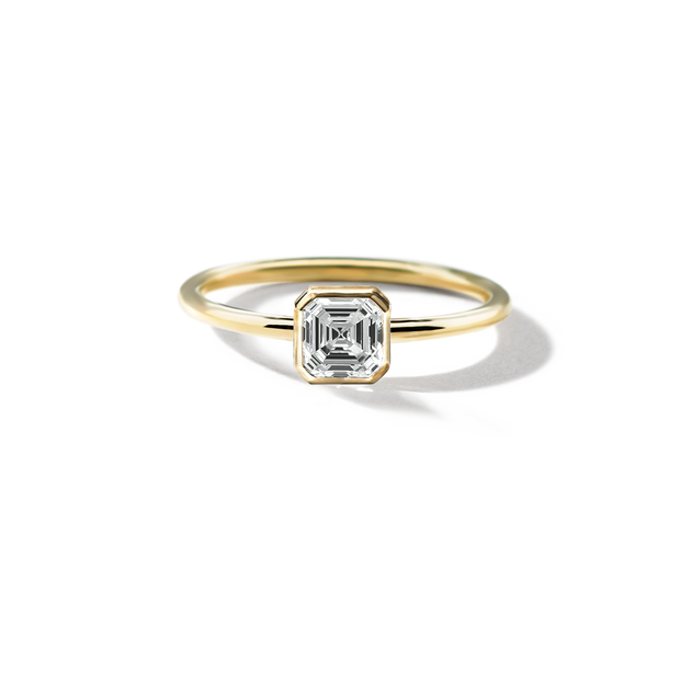 The Linda Bezel Set Diamond Ring