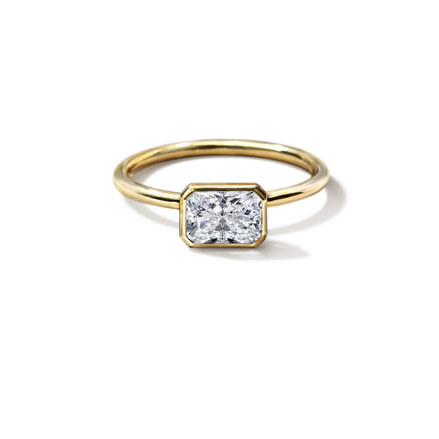 The Linda Bezel Set Diamond Ring