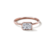 The Linda Bezel Set Diamond Ring