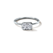 The Linda Bezel Set Diamond Ring
