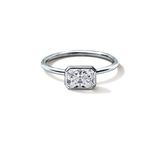 The Linda Bezel Set Diamond Ring