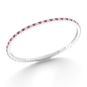 The Riley Ruby and Diamond Bangle