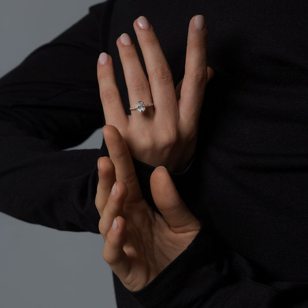 The Jasmine Solitaire Diamond Ring