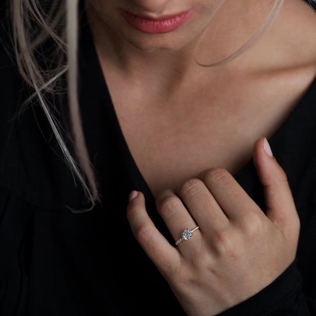 The Jasmine Solitaire Diamond Ring