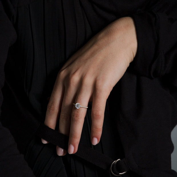 The Jasmine Solitaire Diamond Ring