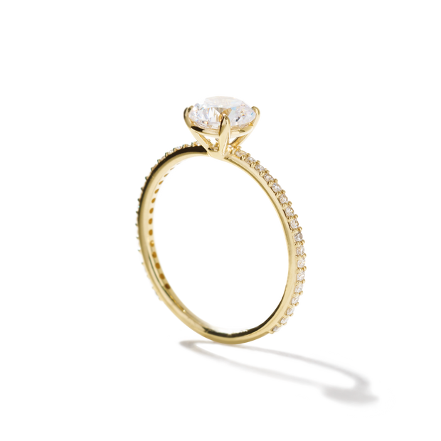 The Jasmine Solitaire Diamond Ring