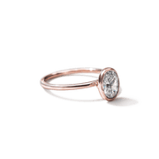 The Linda Bezel Set Diamond Ring