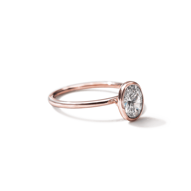 The Linda Bezel Set Diamond Ring