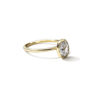 The Linda Bezel Set Diamond Ring