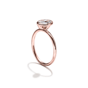The Linda Bezel Set Diamond Ring