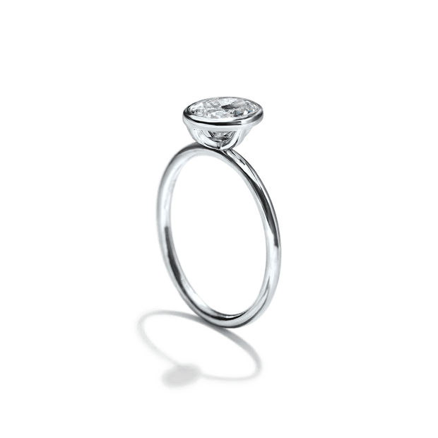 The Linda Bezel Set Diamond Ring