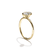 The Linda Bezel Set Diamond Ring