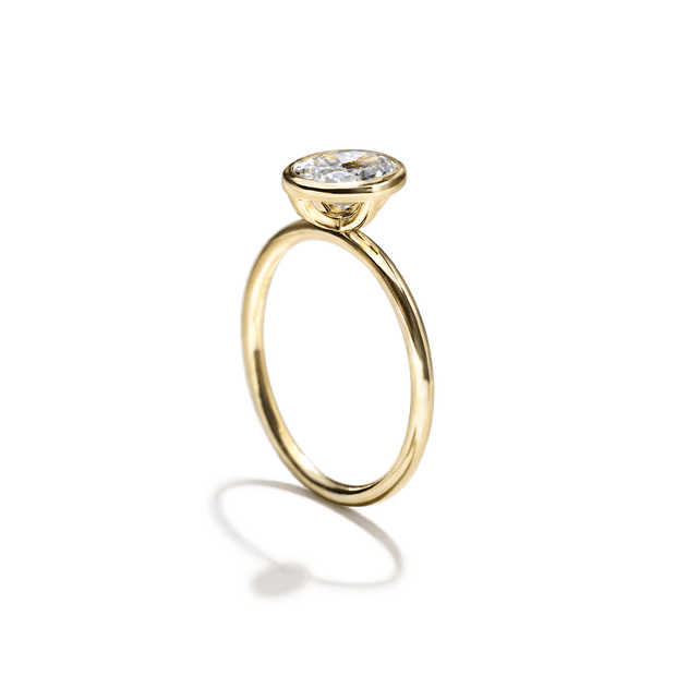 The Linda Bezel Set Diamond Ring