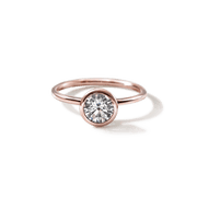 The Linda Bezel Set Diamond Ring