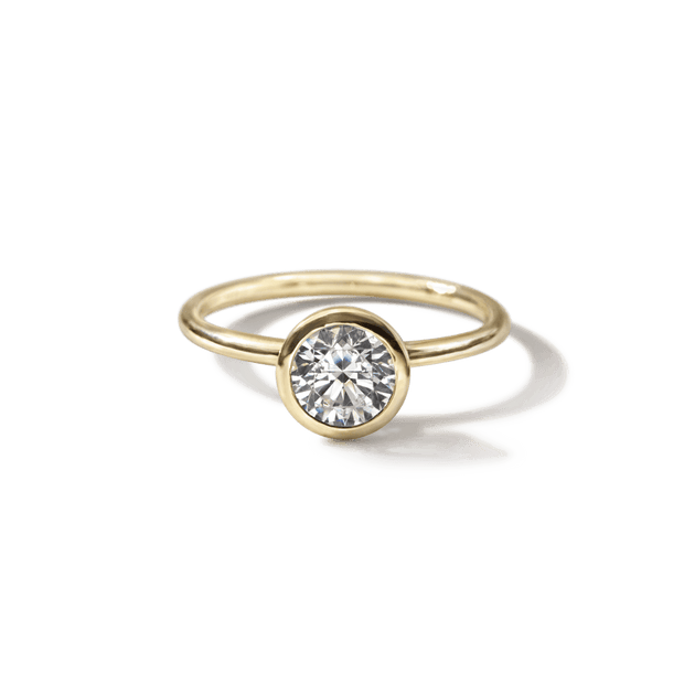 The Linda Bezel Set Diamond Ring