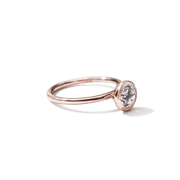 The Linda Bezel Set Diamond Ring