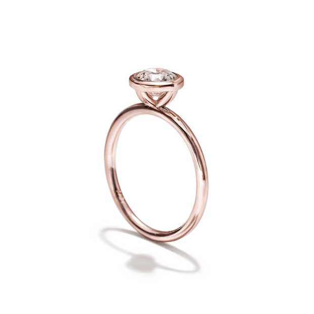 The Linda Bezel Set Diamond Ring
