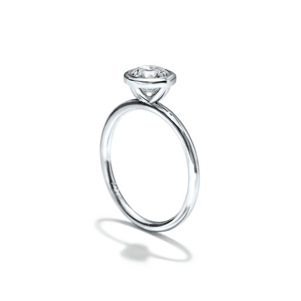 The Linda Bezel Set Diamond Ring