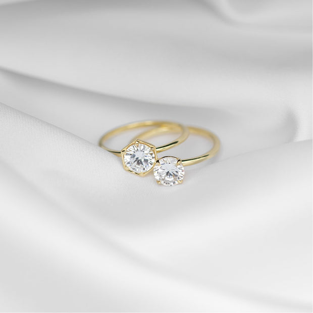 Sheila Solitaire Diamond Engagement Ring