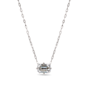 The Rowan Emerald Cut Diamond Solitaire Pendant