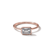 The Linda Bezel Set Diamond Ring