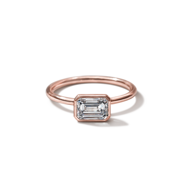 The Linda Bezel Set Diamond Ring