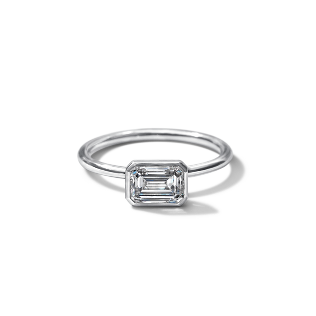 The Linda Bezel Set Diamond Ring