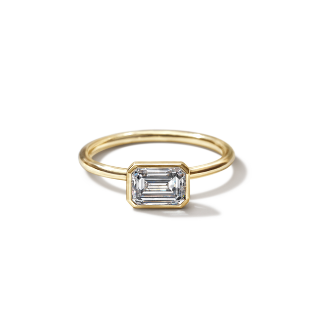 The Linda Bezel Set Diamond Ring