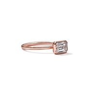 The Linda Bezel Set Diamond Ring