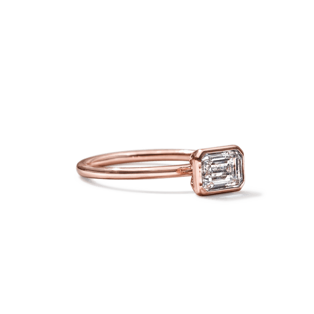 The Linda Bezel Set Diamond Ring
