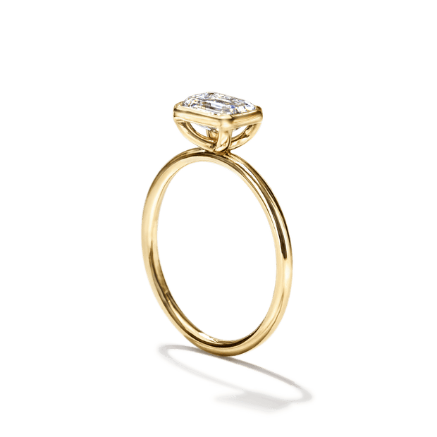 The Linda Bezel Set Diamond Ring