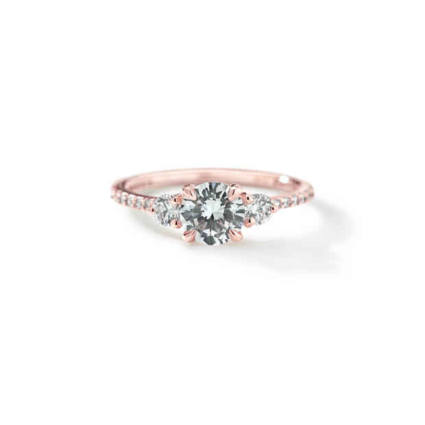 The Eva 3-Stone Diamond Ring