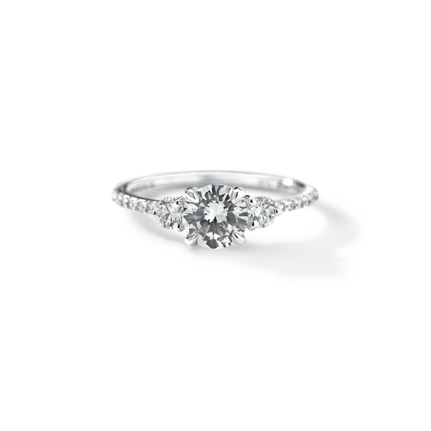 The Eva 3-Stone Diamond Ring