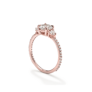 The Eva 3-Stone Diamond Ring