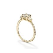The Eva 3-Stone Diamond Ring