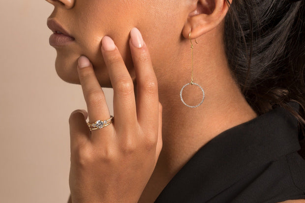 The Eva 3-Stone Diamond Ring