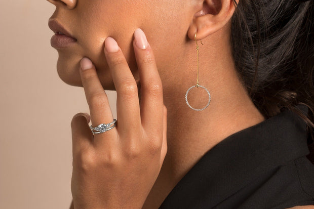 The Eva 3-Stone Diamond Ring