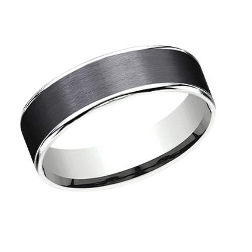 The BRUSHED BLACK TITANIUM Men's Band