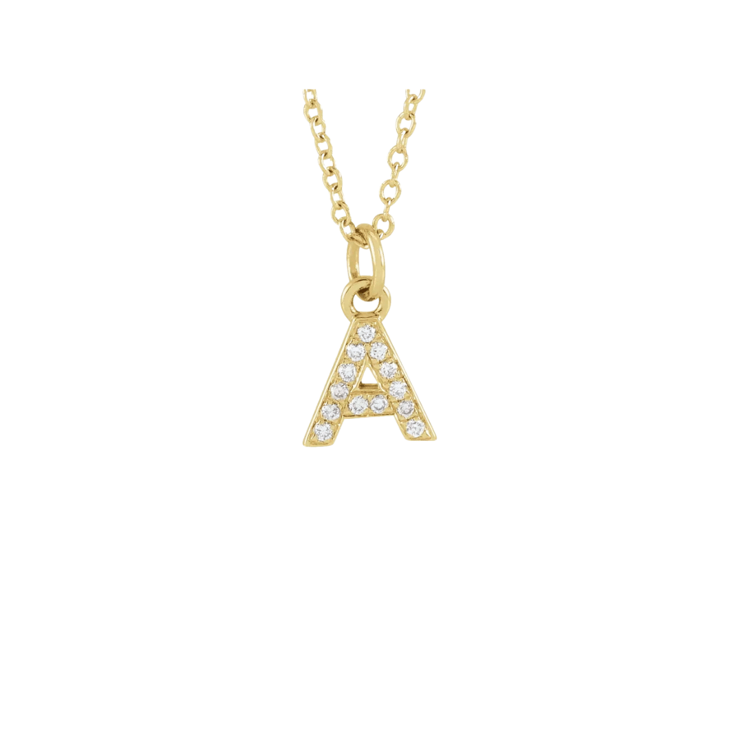 The GINA Initial Necklace – CALVIN'S Fine Jewelry