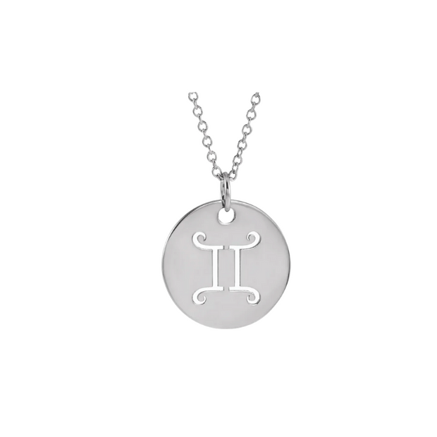 The ZODIAC Tag Pendant Necklace
