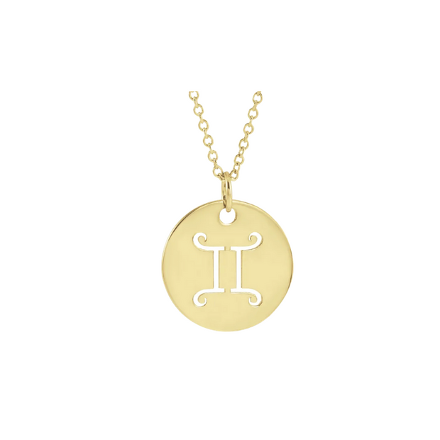 The ZODIAC Tag Pendant Necklace