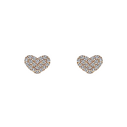 The LOVIE Heart Stud Earrings
