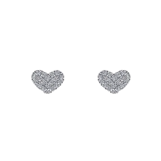 The LOVIE Heart Stud Earrings
