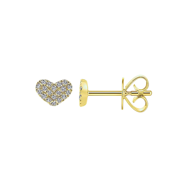 The LOVIE Heart Stud Earrings