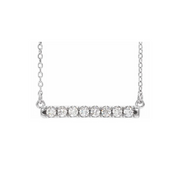 The LANE Diamond Bar Necklace