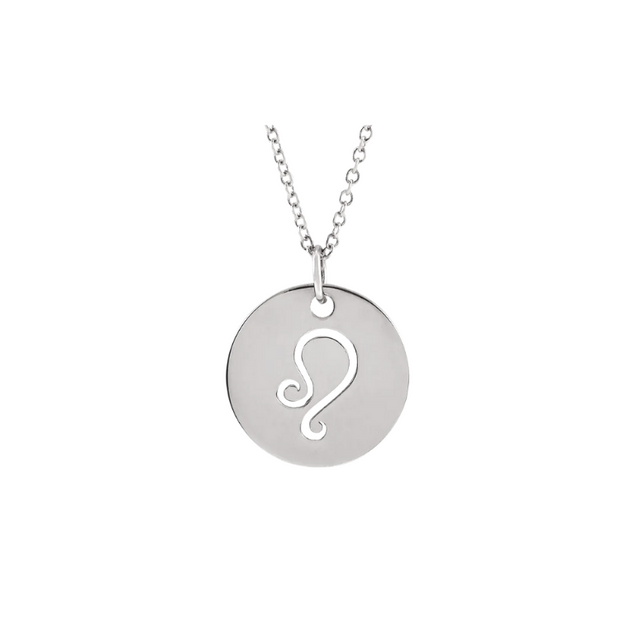 The ZODIAC Tag Pendant Necklace