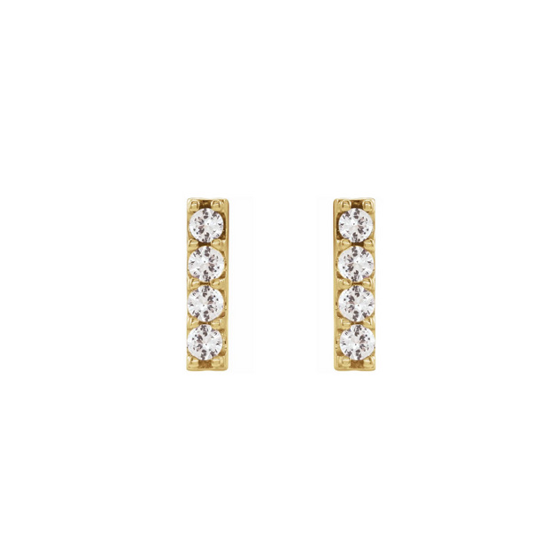 The PECO Bar Stud Earrings
