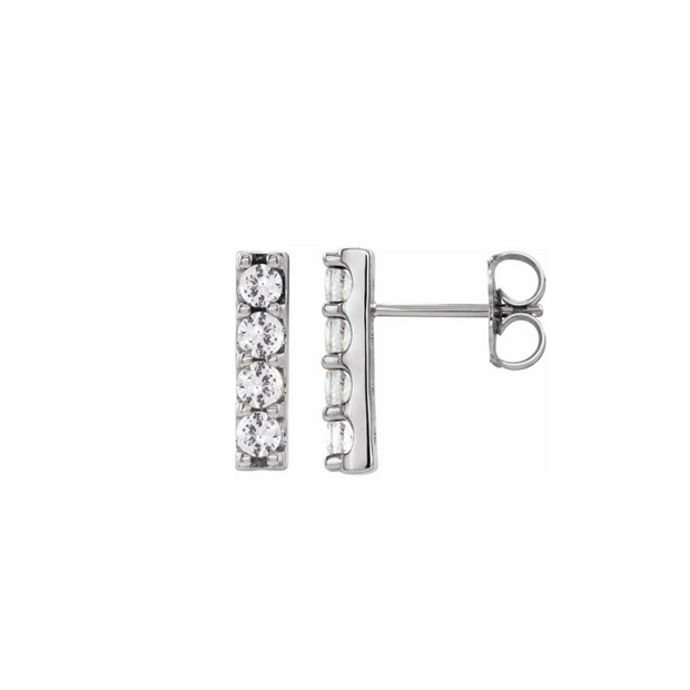 The PECO Bar Stud Earrings